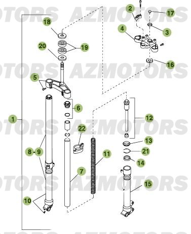 FOURCHE BETA 50 RRSTD 08