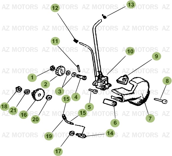 CIRCUIT DE LUBRIFICATION BETA 50 RRSTD 12