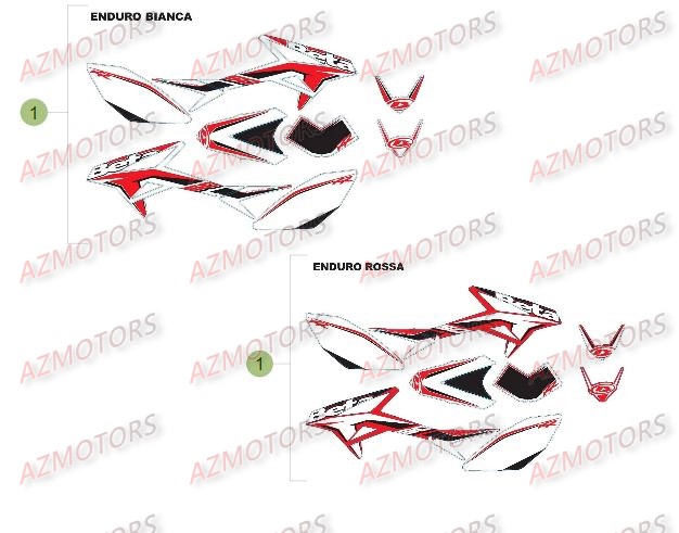 Decors Du No Serie 201506 A 299999 BETA Pièces Beta RR 50 STANDARD - 2015