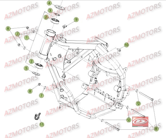 Chassis BETA Pièces Beta RR 50 STANDARD - 2016