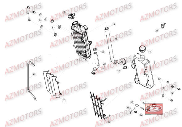 RADIATEUR pour 50-RRSTD-16