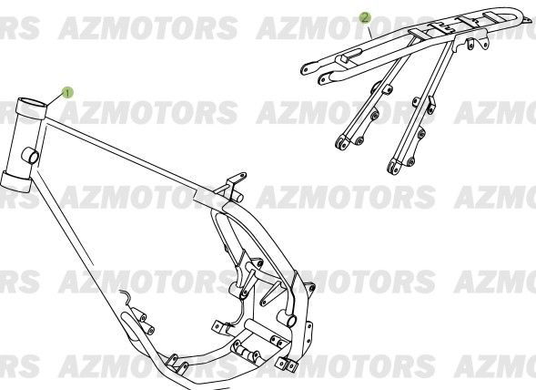 Chassis BETA Pièces Beta RR 50 STANDARD - 2010-2011