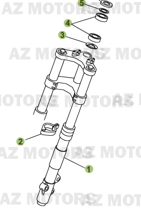 Fourche BETA Pièces Beta RR 50 MOTARD - 2008