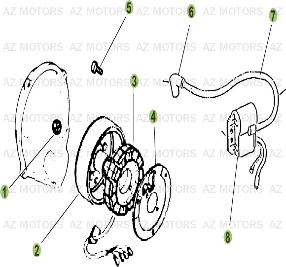 Allumage BETA Pièces Beta RR 50 MOTARD - 2014-2013-2012