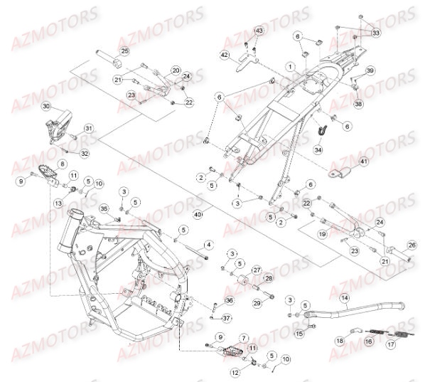 ACCESSOIRES DU CHASSIS pour 50-SM-15