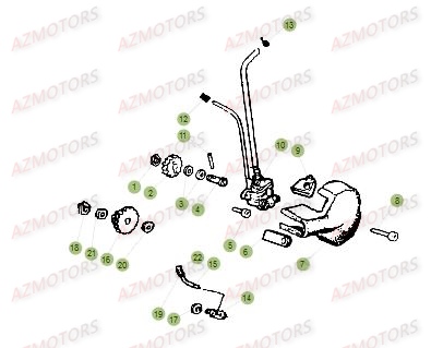 Circuit De Lubrification BETA Pièces Beta 50 Motard STANDARD - 2015