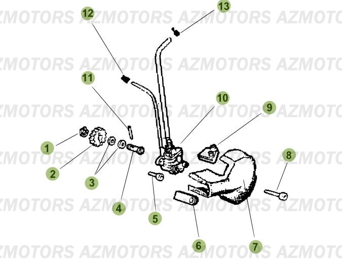 CIRCUIT DE LUBRIFICATION BETA 50 SM 2005 06