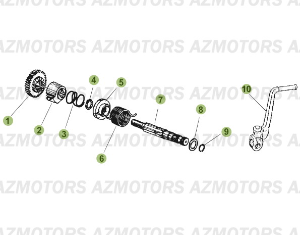 Kickstarter BETA Pièces Beta RR 50 MOTARD - 2006-2005