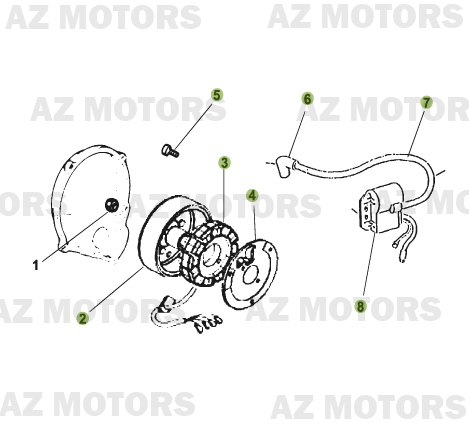 ALLUMAGE BETA Pièces BETA RR 50 MOTARD [2011-2010]