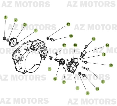 Installation De Refroidissement 2 BETA Pièces Beta RR 50 MOTARD - 2011-2010