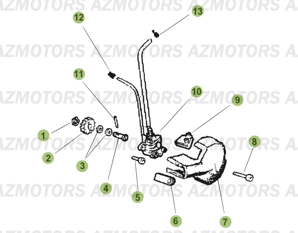 CIRCUIT DE LUBRIFICATION BETA 50 SMRAC 07