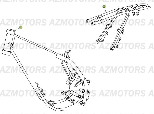 Chassis BETA Pièces Beta 50 Motard RACING - 2008