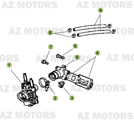 CARBURATEUR BETA 50 SMSTD 09