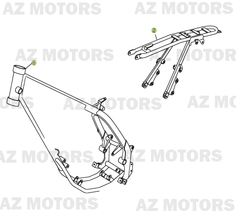 Chassis BETA Pièces Beta 50 Motard STANDARD - 2009
