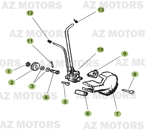 Circuit De Lubrification BETA Pièces Beta 50 Motard STANDARD - 2009