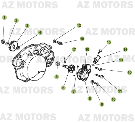 INSTALLATION DE REFROIDISSEMENT 2 BETA Pièces BETA RR 50 MOTARD STD [2009]