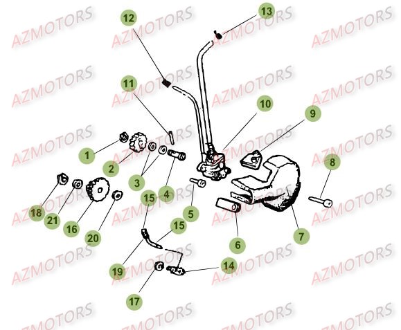 Circuit De Lubrification BETA Pièces Beta 50 Motard STANDARD - 2013-2012