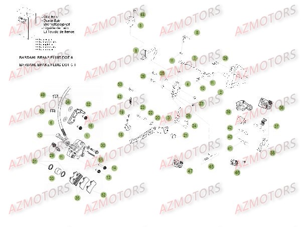 FREINS DU No SERIE 501545 A 599999 pour 50-SMSTD-12