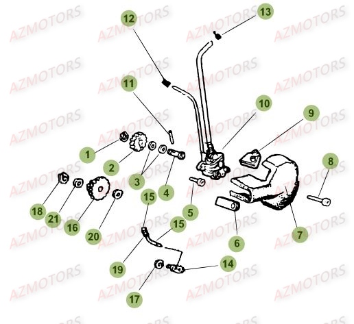 Pompe A Huile BETA Pièces Beta 50 Motard STANDARD - 2014