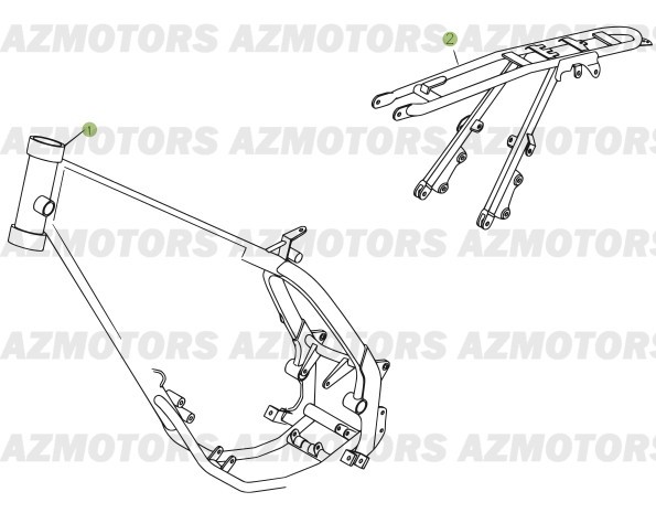 Chassis BETA Pièces Beta 50 Motard STANDARD - 2011-2010