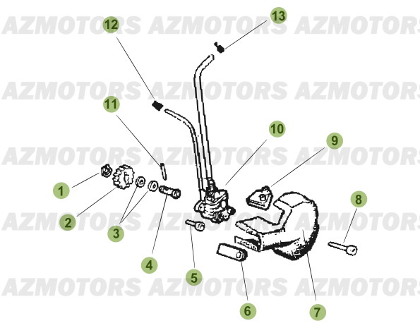 Circuit De Lubrification BETA Pièces Beta 50 Motard STANDARD - 2011-2010
