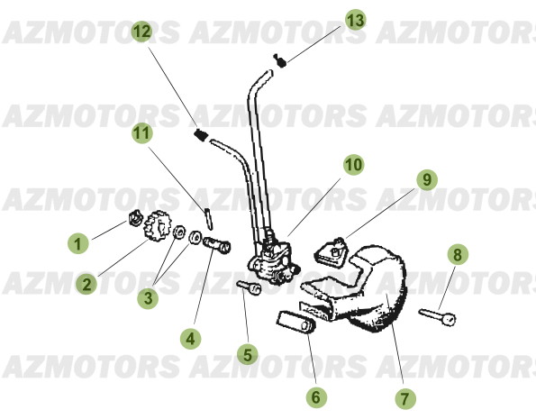 CIRCUIT DE LUBRIFICATION BETA 50 SMSTD 2010 11