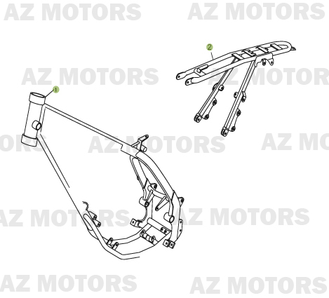 Chassis BETA Pièces Beta 50 Motard TRACK - 2008