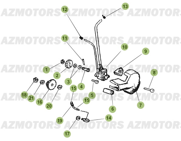 Circuit De Lubrification BETA Pièces Beta 50 Motard TRACK - 2013-2012