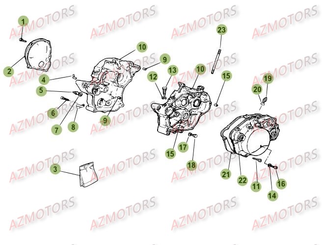Carter BETA Pièces Beta 50 Motard TRACK - 2015-2014