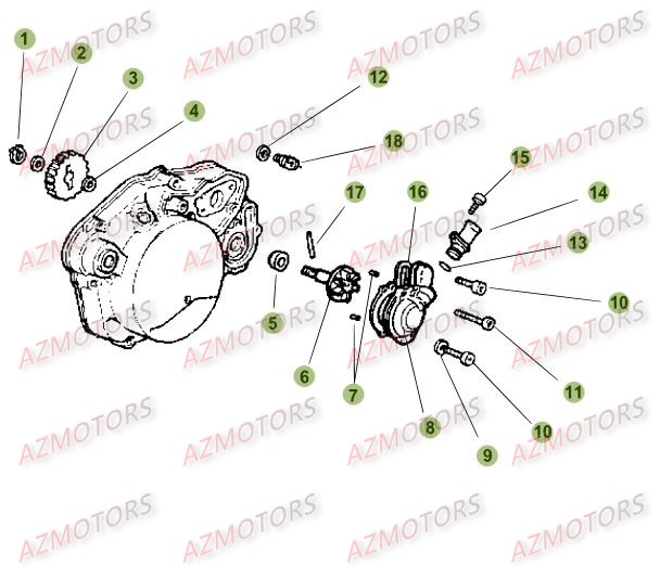 Installation De Refroidissement BETA Pièces Beta 50 Motard TRACK - 2015-2014