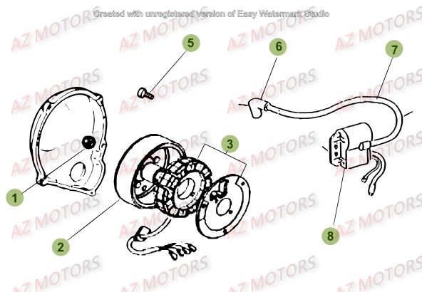 Allumage BETA Pièces Beta 50 Motard TRACK - 2016