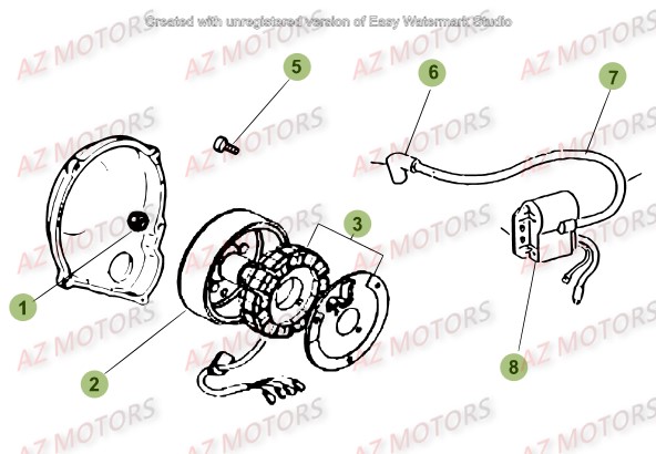 ALLUMAGE BETA Pièces BETA RR 50 MOTARD TRACK [2016]