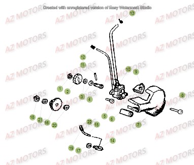 CIRCUIT DE LUBRIFICATION BETA 50 TRACK 16