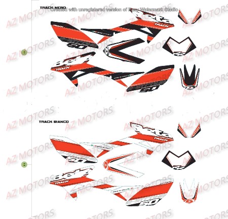 Decorations BETA Pièces Beta 50 Motard TRACK - 2016