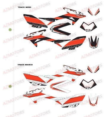 Decors BETA Pièces Beta 50 Motard TRACK - 2017