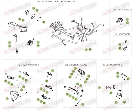 Equipement Electrique BETA Pièces Beta 50 Motard TRACK - 2017