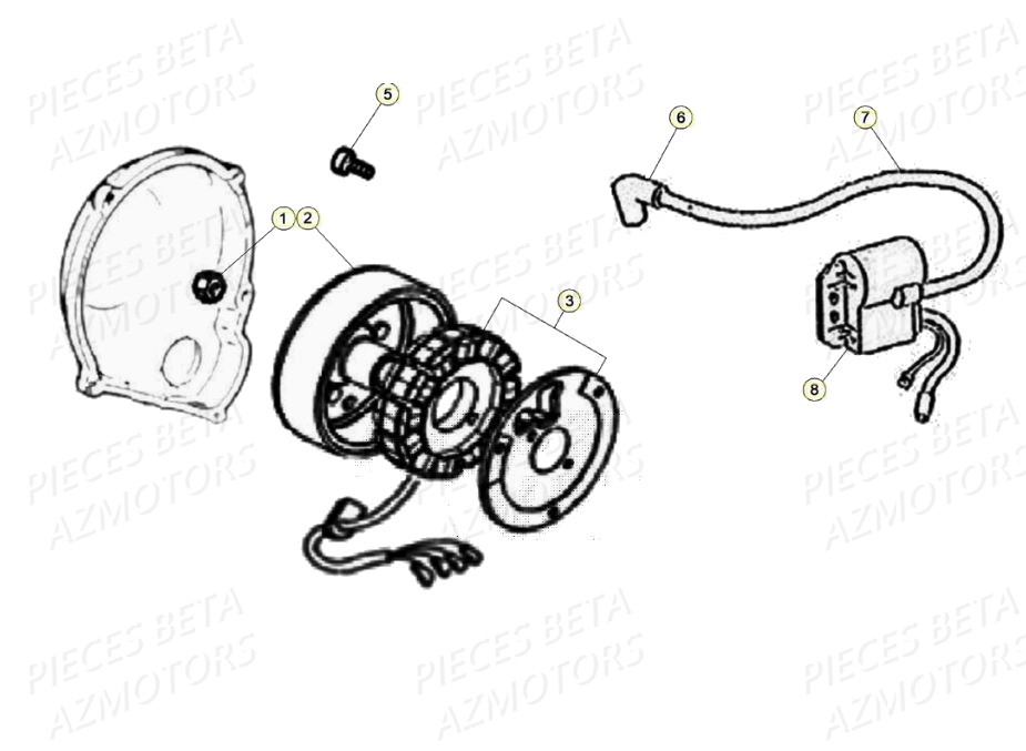 Allumage BETA Pieces Beta 50 RR RACING - 2020