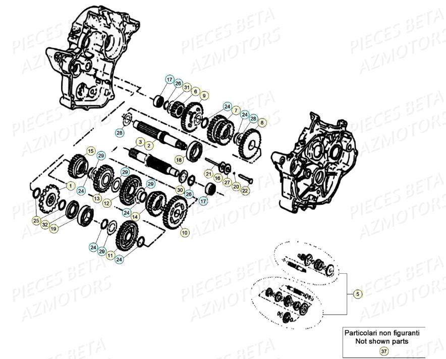 Boite A Vitesses BETA Pieces Beta 50 RR RACING - 2020