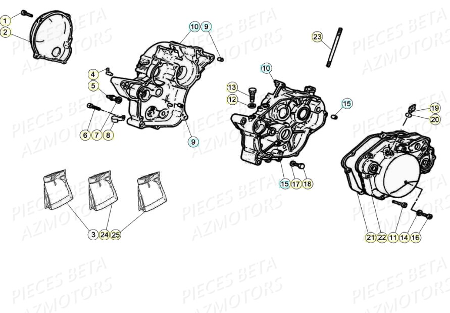 Carter BETA Pieces Beta 50 RR RACING - 2020