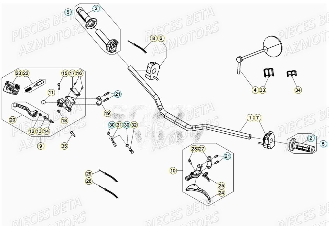 GUIDON RR -2020- pour GUIDON de 50 RR RACING 21