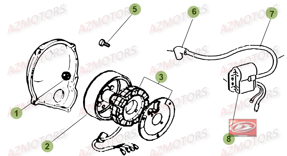 ALLUMAGE No 200956 A 299999 pour 50 RR STANDARD 14