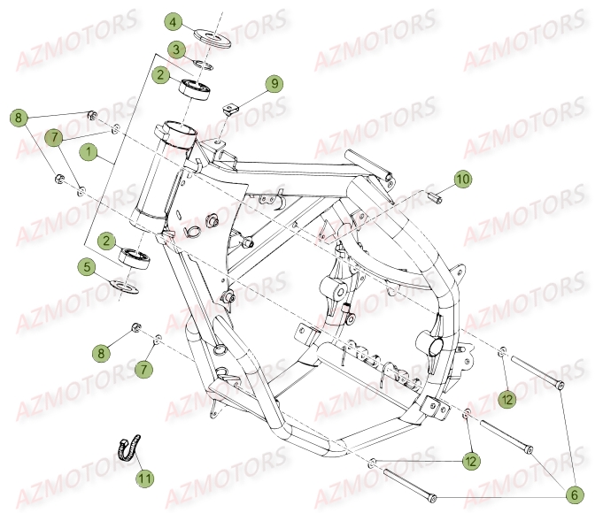Chassis BETA Pièces Beta RR 50 STANDARD - 2014