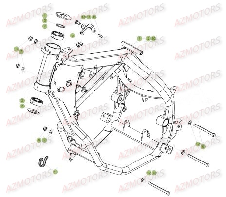 Chassis BETA Pièces Beta RR 50 STANDARD - 2018
