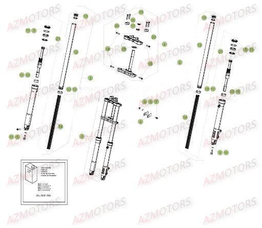 FOURCHE BETA 50 RR STANDARD 18