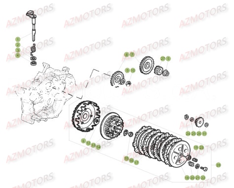 Transmission BETA Pièces Beta RR 50 STANDARD - 2018