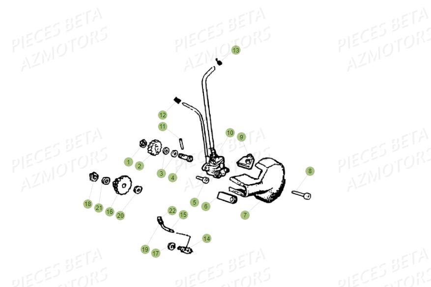 Pompe A Huile BETA Pièces Beta RR 50 STANDARD - 2019