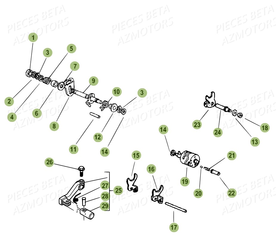 Selecteur BETA Pièces Beta RR 50 STANDARD - 2019