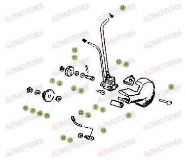 Circuit De Lubrification BETA Pièces Beta RR 50 MOTARD SPORT - 2015