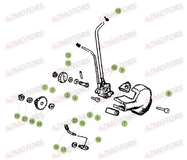 Circuit De Lubrification BETA Pièces Beta RR 50 MOTARD SPORT - 2016