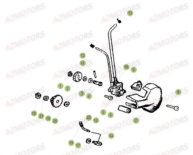 Circuit De Lubrification BETA Pièces Beta 50 Motard STANDARD - 2016